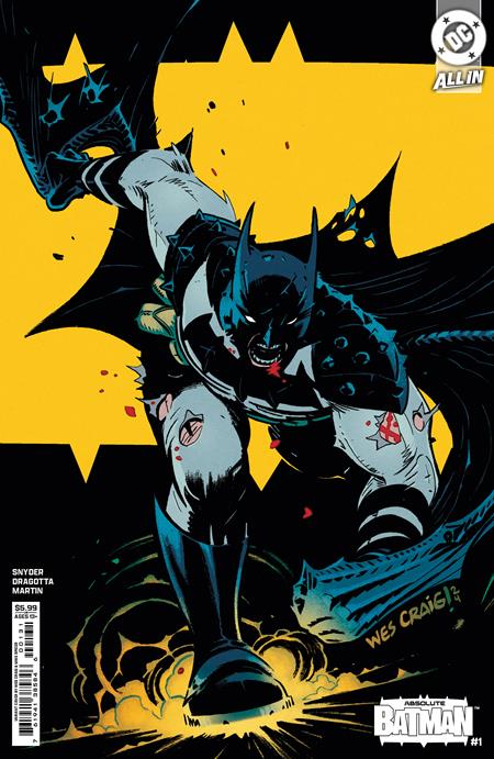 ABSOLUTE BATMAN #1 CVR B WES CRAIG CARD STOCK VAR - Release Date: 10/9/24