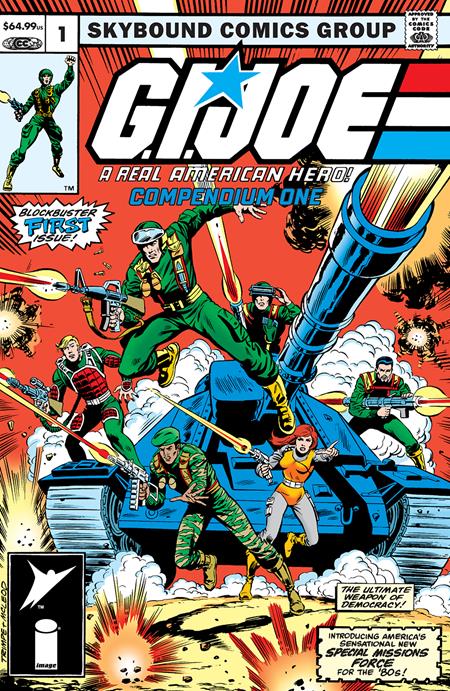 GI JOE A REAL AMERICAN HERO COMPENDIUM TP BOOK 01 DIRECT MARKET EXCLUSIVE HERB TRIMPE & BOB MCLEOD CVR - Release Date: 10/9/24