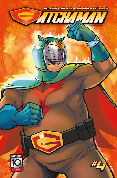 1:10 GATCHAMAN #4 CVR C INC 1:10 FRANCINE DELGADO RYU THE OWL VAR - Release Date: 10/23/24