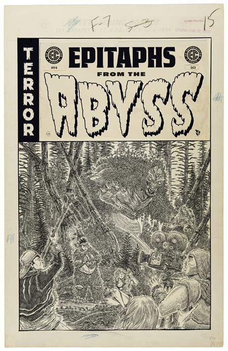 1:20 EC EPITAPHS FROM THE ABYSS #4 (OF 12) CVR D INC 1:20 JAMES STOKOE B&W ARTIST EDITION VAR (MR) - Release Date: 10/16/24