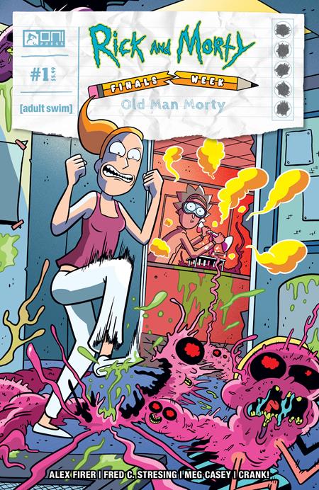 1:10 RICK AND MORTY FINALS WEEK OLD MAN MORTY #1 (ONE SHOT) CVR C INC 1:10 MARC ELLERBY INTERLOCKING VAR (MR) - Release Date: 10/30/24