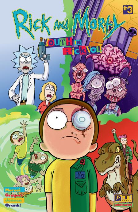 RICK AND MORTY YOUTH IN RICKVOLT #3 (OF 4) CVR A TONY GREGORI (MR) - Release Date: 10/16/24