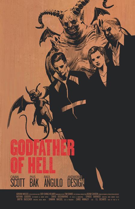 1:10 GODFATHER OF HELL #1 (OF 4) CVR D INC 1:10 JOSHUA HIXSON MOVIE POSTER HOMAGE VAR - Release Date: 10/16/2024