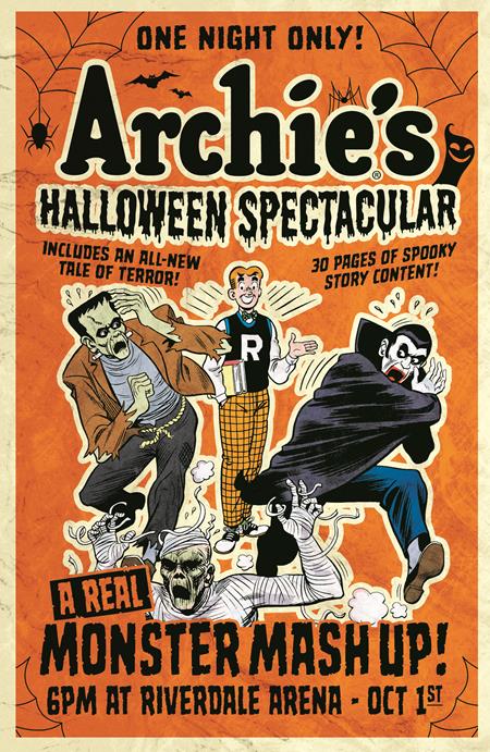 ARCHIES HALLOWEEN SPECTACULAR #1 (ONE SHOT) CVR B BOB WHITE RETRO ART VAR - 10/1/25 - ISBN: 76281624725200121