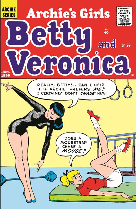 ARCHIE FACSIMILE #8 BETTY AND VERONICA #40 CVR A HARRY LUCEY - 10/29/25 - ISBN: 76281633888200811