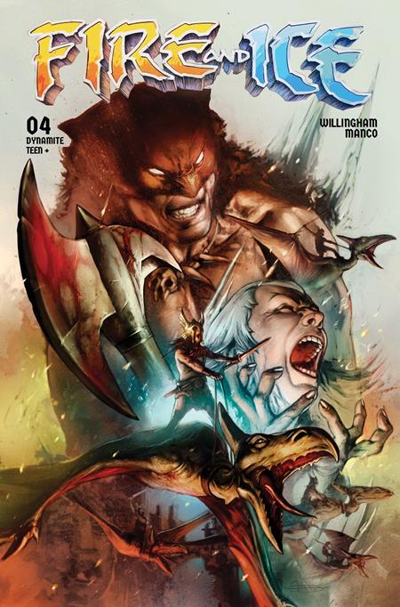 FIRE AND ICE #4 CVR B LEONARDO MANCO VAR - 10/15/25 - ISBN: 72513033059804021