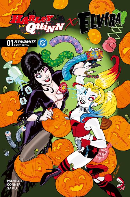 HARLEY QUINN X ELVIRA #1 CVR F AMANDA CONNER FOIL VAR - 10/1/25 - ISBN: 72513035710601061
