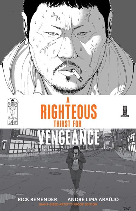 RIGHTEOUS THIRST FOR VENGEANCE GIANT SIZED ARTISTS PROOF EDITION #1 (MR) - 10/22/25 - ISBN: 70985304476500111