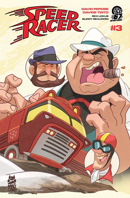 SPEED RACER #3 CVR B SEAN GALLOWAY RETRO MANGA VAR - 10/1/25 - ISBN: 60196140488503021