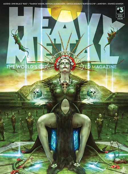 HEAVY METAL MAGAZINE #3 CVR C AUGUSTIN ALLESSIO VAR (MR) - 10/8/25 - ISBN: 85007130300100331