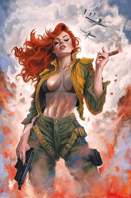 HEAT SEEKER EXPOSED A GUN HONEY SERIES #1 (OF 4) CVR N SDCC EXCLUSIVE TEHANI FARR VIRGIN VAR (MR) Limited to 600 copies Allocations May Occur - 10/1/25 - Release Date: 10/1/25