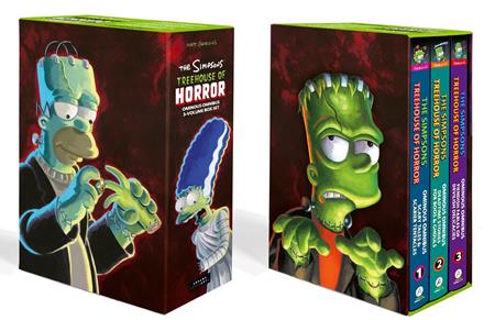 SIMPSONS TREEHOUSE OF HORROR OMINOUS OMNIBUS HC (3 VOLUME BOX SET) ISBN: 978141979396759999 - FOC DATE: 8/30/26 - Release Date: 10/14/26