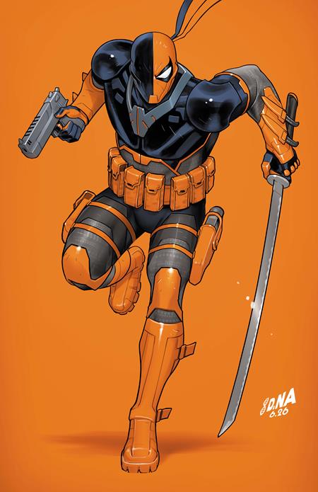 DEATHSTROKE THE TERMINATOR #8 CVR B DAVID NAKAYAMA CARD STOCK VAR ISBN: 76194139721400821 - FOC DATE: 9/27/26 - Release Date: 10/21/26