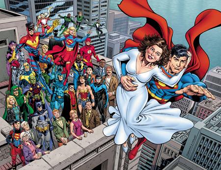 SUPERMAN THE WEDDING ALBUM 30TH ANNIVERSARY SPECIAL #1 (ONE SHOT) CVR A DAN JURGENS & JERRY ORDWAY WRAPAROUND ISBN: 76194140078500111 - FOC DATE: 9/27/26 - Release Date: 10/28/26