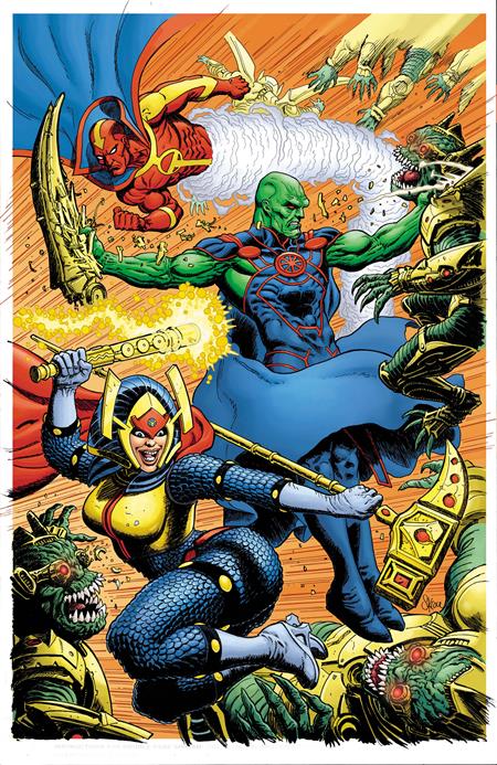 JUSTICE LEAGUE UNLIMITED #24 CVR E STEVE SKROCE CARD STOCK VAR ISBN: 76194138573002451 - FOC DATE: 10/4/26 - Release Date: 10/28/26