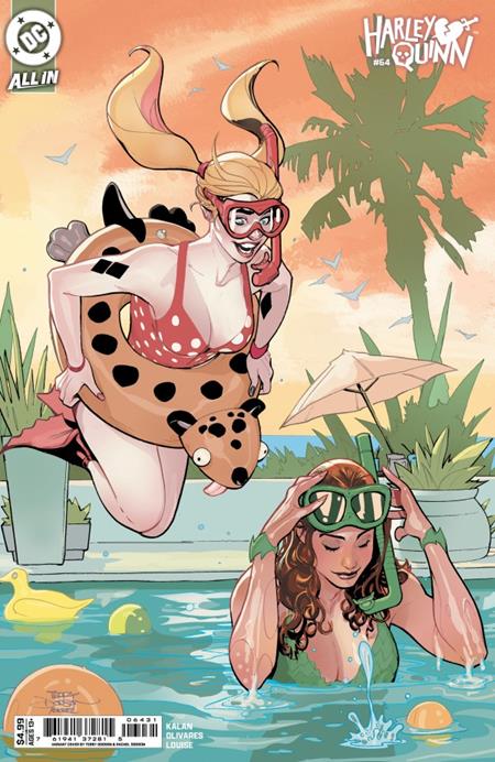 DF HARLEY QUINN #64 VARIANT SIGNED BY TERRY & RACHEL DODSON ISBN: 725130368799 - FOC DATE: 9/6/26 - Release Date: 10/28/26