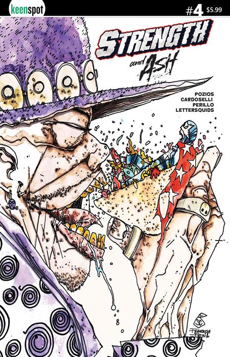 STRENGTH & ASH #4 CVR B STEFANO CARDOSELLI FRANCESCA PERILLO TACOS VAR ISBN: 60283502332400421 - FOC DATE: 9/13/26 - Release Date: 10/21/26