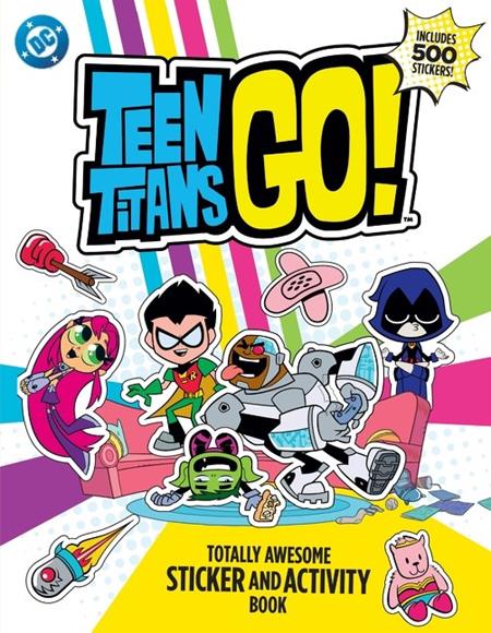 TEEN TITANS GO TOTALLY AWESOME STICKER AND ACTIVITY BOOK TP ISBN: 978006349661351299 - FOC DATE: 9/27/26 - Release Date: 10/28/26