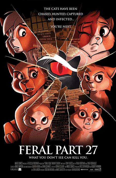 FERAL #27 CVR B ALLEN PASSALAQUA & TONY FLEECS URBAN LEGENDS HOMAGE VAR ISBN: 70985303949502721 - FOC DATE: 10/4/26 - Release Date: 10/28/26