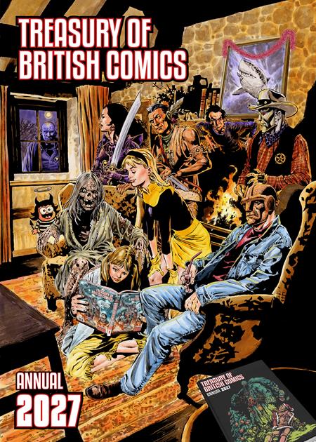 TREASURY OF BRITISH COMICS ANNUAL 2027 HC ISBN: 978183786860553499 - FOC DATE: 8/30/26 - Release Date: 11/25/26