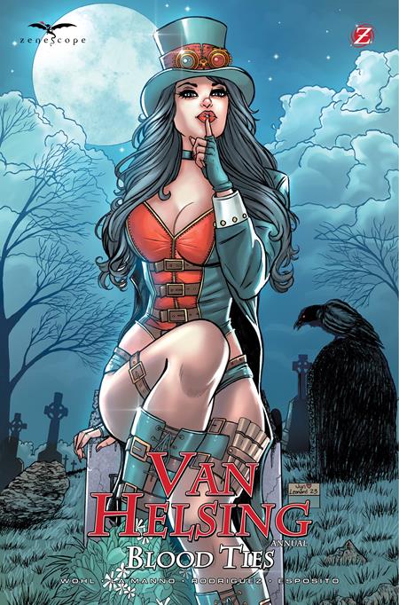 VAN HELSING ANNUAL 2026 BLOOD TIES (ONE SHOT) CVR B JYN LEONARD VAR ISBN: 73238850850100121 - FOC DATE: 8/30/26 - Release Date: 10/7/26