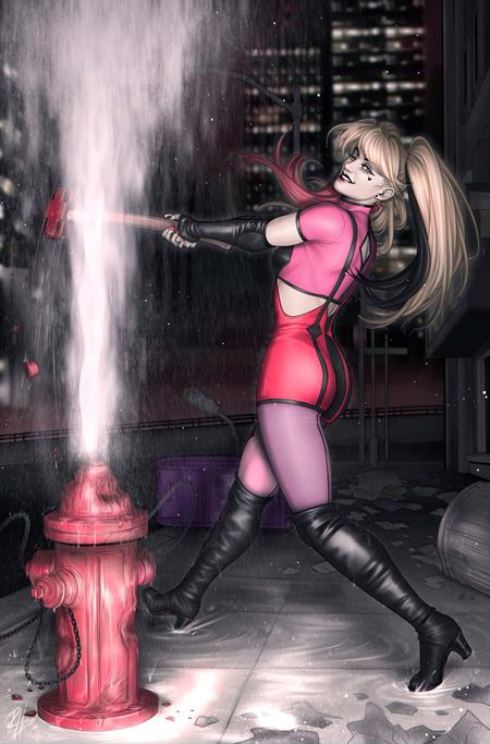 1:25 HARLEY QUINN #45 CVR D INC 1:25 ROBIN HIGGINBOTTOM CARD STOCK VAR - Release Date: 11/27/24
