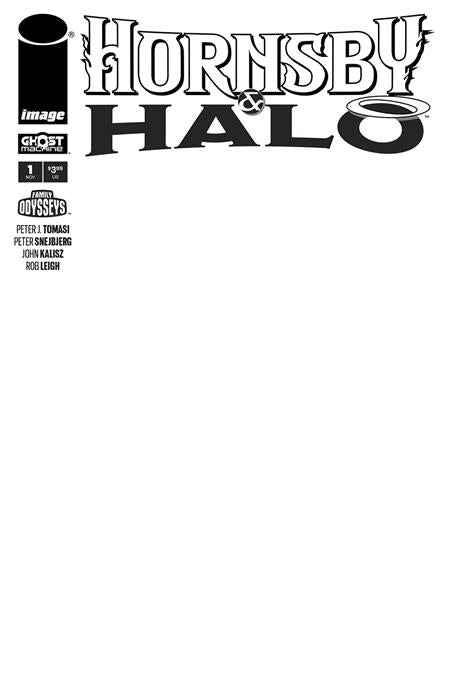 HORNSBY & HALO #1 CVR F BLANK SKETCH VAR - Release Date: 11/27/24