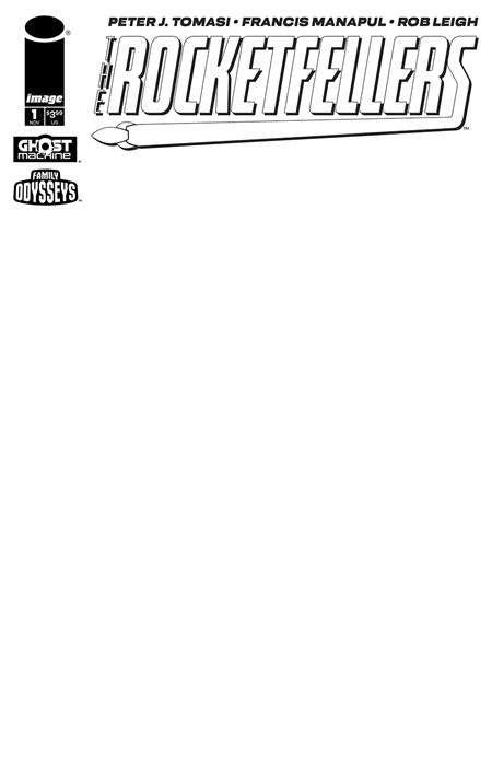 ROCKETFELLERS #1 CVR F BLANK SKETCH VAR - Release Date: 11/20/24