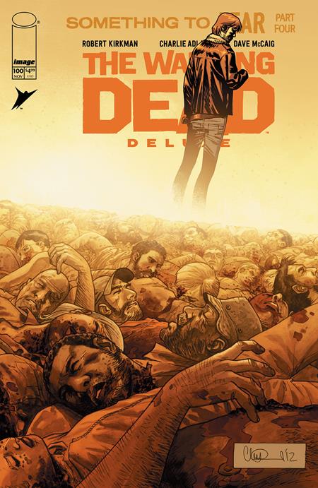 WALKING DEAD DELUXE #100 CVR F CHARLIE ADLARD & DAVE MCCAIG WRAPAROUND VAR (MR) - Release Date: 11/6/24