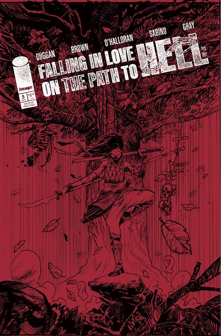 FALLING IN LOVE ON THE PATH TO HELL #5 Second Printing Cvr A Garry Brown (MR) - Release Date: 11/6/24