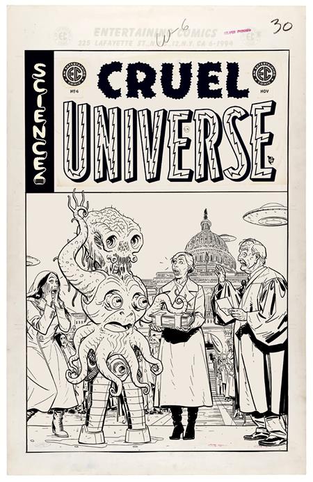 1:20 EC CRUEL UNIVERSE #4 (OF 5) CVR D INC 1:20 KANO B&W ARTIST EDITION VAR - Release Date: 11/6/24