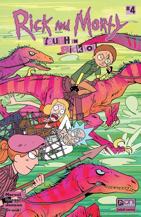 RICK AND MORTY YOUTH IN RICKVOLT #4 (OF 4) CVR B BRAHM REVEL VAR (MR) - Release Date: 11/13/24