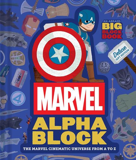 MARVEL ALPHABLOCK HC DELUXE GIFT EDITION (AN ABRAMS BIG BLOCK BOOK) ISBN: 978141978455252499 - Release Date: 11/5/25