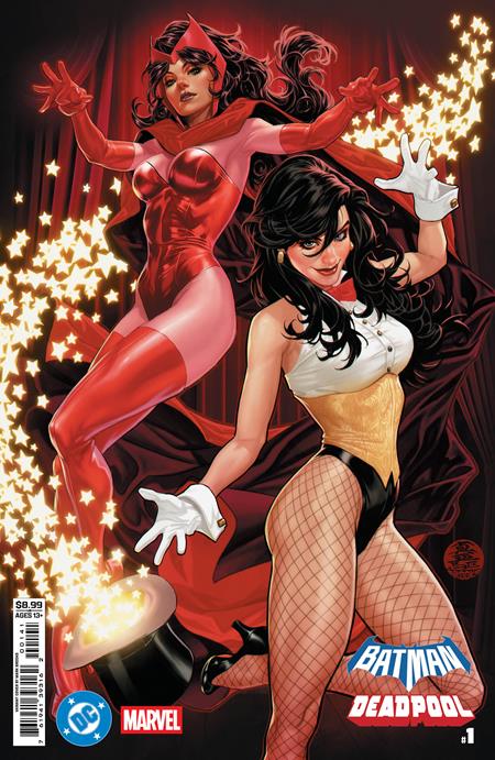 DC MARVEL BATMAN DEADPOOL #1 (ONE SHOT) CVR D MARK BROOKS ZATANNA SCARLET WITCH CARD STOCK VAR ISBN: 76194139316200141 - Release Date: 11/19/25