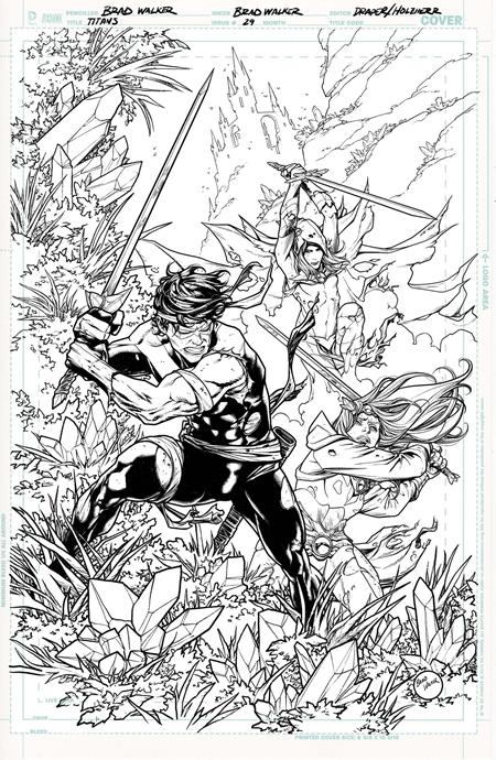 TITANS #29 CVR B BRAD WALKER CARD STOCK VAR (DC K.O.) ISBN: 76194138022302921 - Release Date: 11/19/25