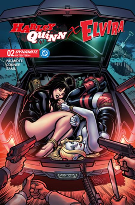 HARLEY QUINN X ELVIRA #2 CVR G CHAD HARDIN FOIL VAR ISBN: 72513035710602071 - Release Date: 11/19/25