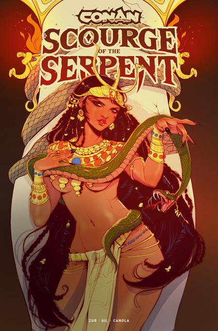 CONAN THE BARBARIAN SCOURGE OF THE SERPENT #3 (OF 4) CVR D ASHLEIGH IZIENICKI VAR (MR) ISBN: 65946038031500341 - Release Date: 11/26/25