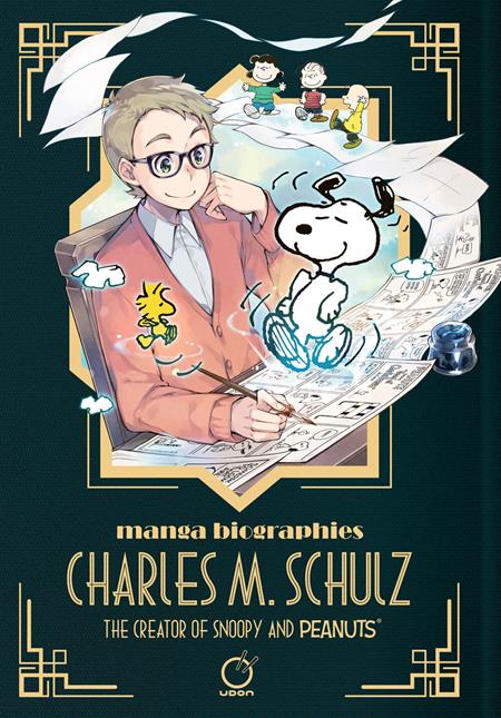 MANGA BIOGRAPHIES CHARLES M SCHULZ THE CREATOR OF SNOOPY AND PEANUTS TP Previously Offered thru Diamond ISBN: 978177294344351399 - Release Date: 11/5/25
