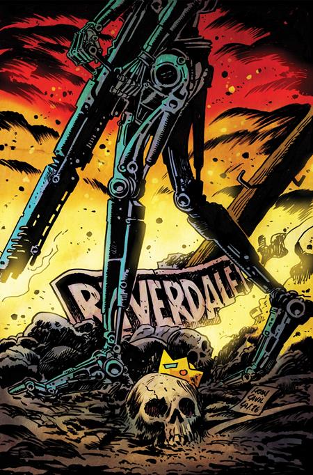 ARCHIE VS THE TERMINATOR #2 CVR E FRANCESCO FRANCAVILLA METAL PREMIUM VAR ISBN: 72513036769302051 - FOC DATE: 10/11/26 - Release Date: 11/18/26