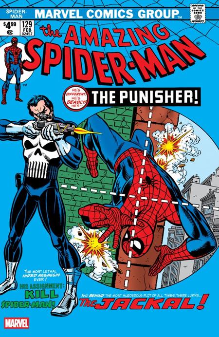 DF AMAZING SPIDERMAN #129 FACSIMILE EDITION BLUE FOIL VARIANT CGC GRADED ISBN: 725130369741 - FOC DATE: 10/4/26 - Release Date: 11/25/26