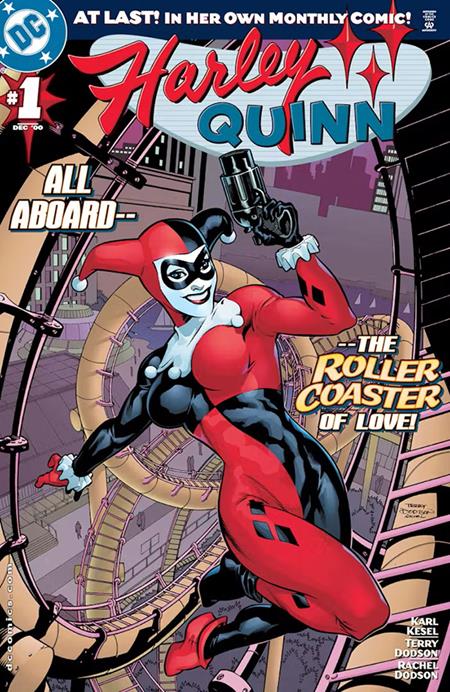 DF HARLEY QUINN #1 FACSIMILE EDITION SIGNED BY TERRY & RACHEL DODSON ISBN: 725130369710 - FOC DATE: 10/4/26 - Release Date: 11/25/26
