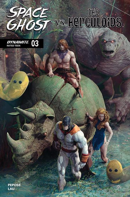 SPACE GHOST VS THE HERCULOIDS #3 CVR D BJORN BARENDS VAR ISBN: 72513036737203041 - FOC DATE: 10/25/26 - Release Date: 11/18/26