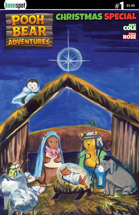 POOH BEAR ADVENTURES CHRISTMAS SPECIAL #1 (ONE SHOT) CVR C TESSA ROSE THE NATIVITY VAR ISBN: 60283502353900131 - FOC DATE: 9/27/26 - Release Date: 11/18/26