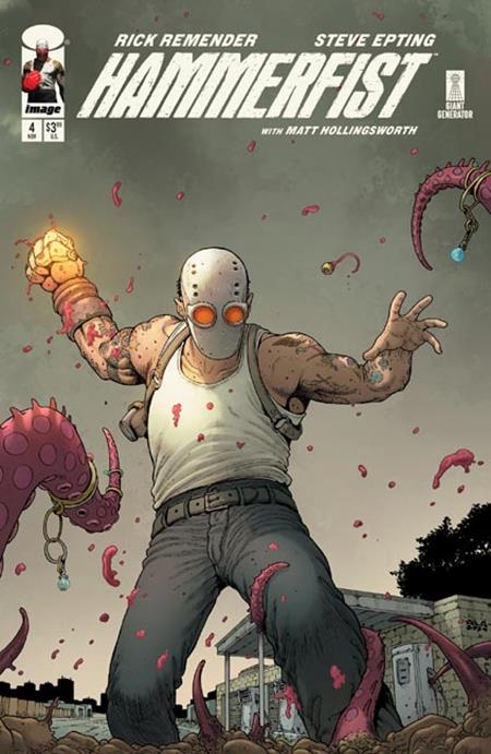 HAMMERFIST #4 CVR B ANDRE LIMA ARAUJO VAR (MR) ISBN: 70985304826800421 - FOC DATE: 11/1/26 - Release Date: 11/25/26