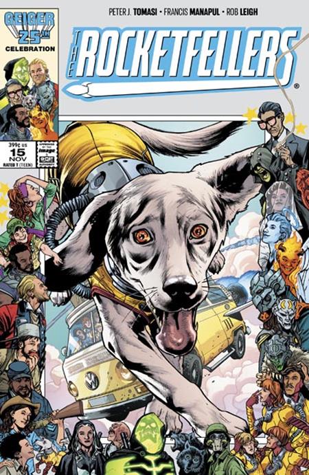 ROCKETFELLERS #15 CVR B BRYAN HITCH & BRAD ANDERSON GEIGER #25 ANNIVERSARY VAR ISBN: 70985304168901521 - FOC DATE: 11/1/26 - Release Date: 11/25/26