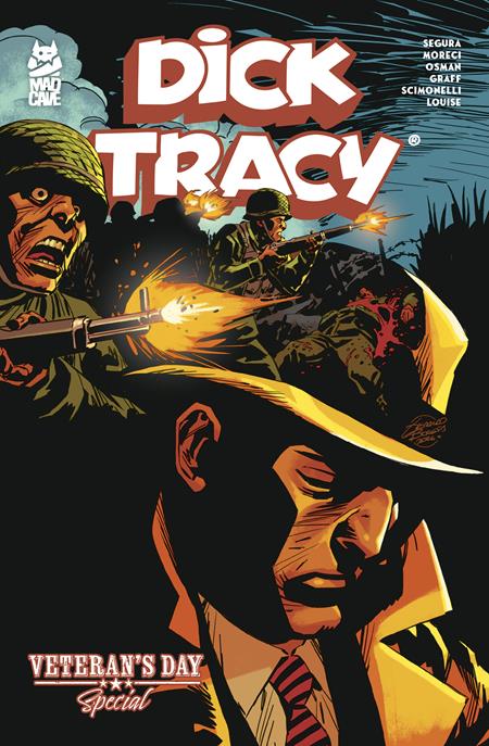 DICK TRACY VETERANS DAY SPECIAL (ONE SHOT) CVR A GERALDO BORGES ISBN: 60396240474101011 - FOC DATE: 10/18/26 - Release Date: 11/11/26