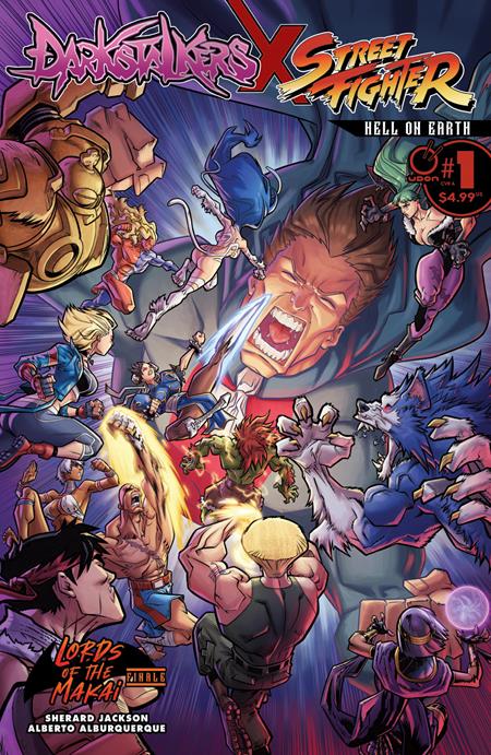 DARKSTALKERS X STREET FIGHTER HELL ON EARTH #1 (ONE SHOT) CVR A ALBERTO ALBURQUERQUE ISBN: 85534800173400111 - FOC DATE: 9/27/26 - Release Date: 11/4/26