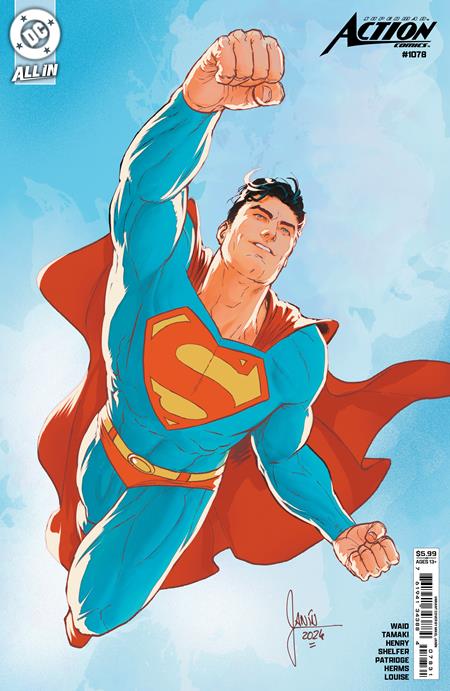 ACTION COMICS #1078 CVR C MIKEL JANIN CARD STOCK VAR - Release Date: 12/4/24