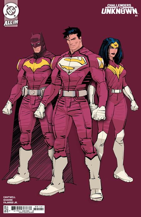 CHALLENGERS OF THE UNKNOWN #1 (OF 6) CVR D DAN MORA DESIGN CARD STOCK VAR - Release Date: 12/18/24