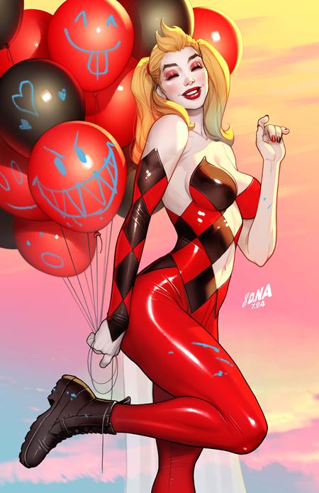 HARLEY QUINN #46 CVR E DAVID NAKAYAMA ARTIST SPOTLIGHT CARD STOCK VAR - Release Date: 12/25/24